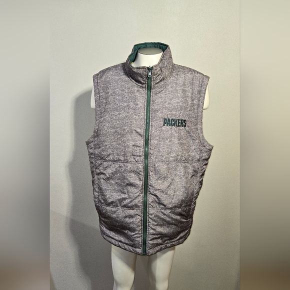 Green Bay Packers NFL Reversible Vest Men's Size XL - Picture 4 of 7